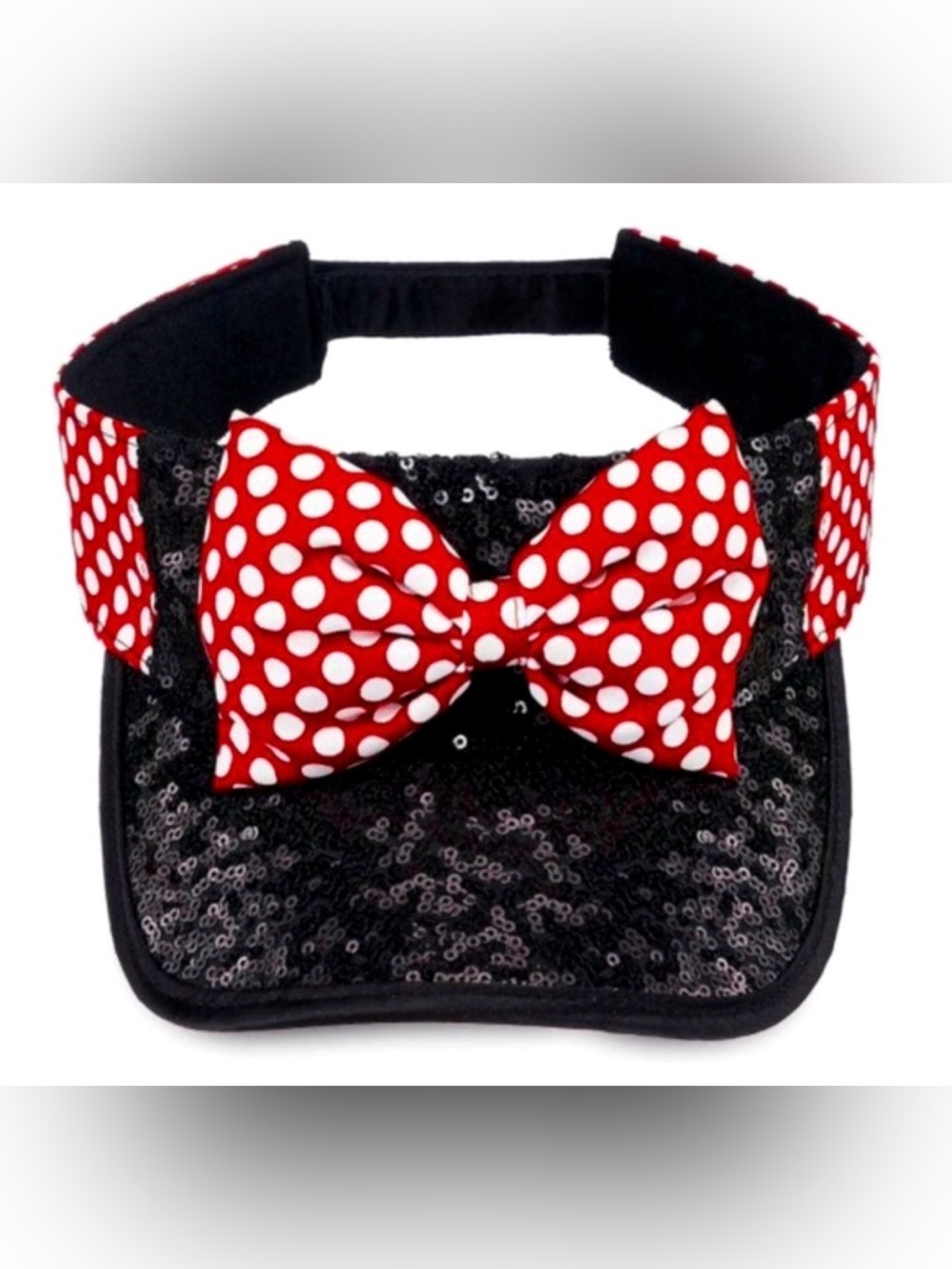 Disney Parks Minnie Mouse Sequin Visor Hat